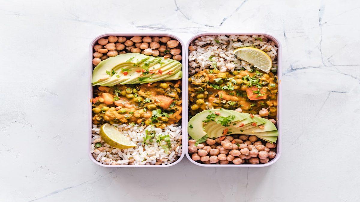 eating more plants — simple meal prep with fresh ingredients