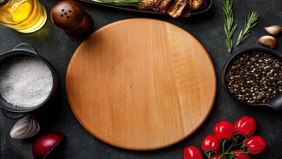 plant-forward meal prep kit — fresh vegetables on wooden cutting board