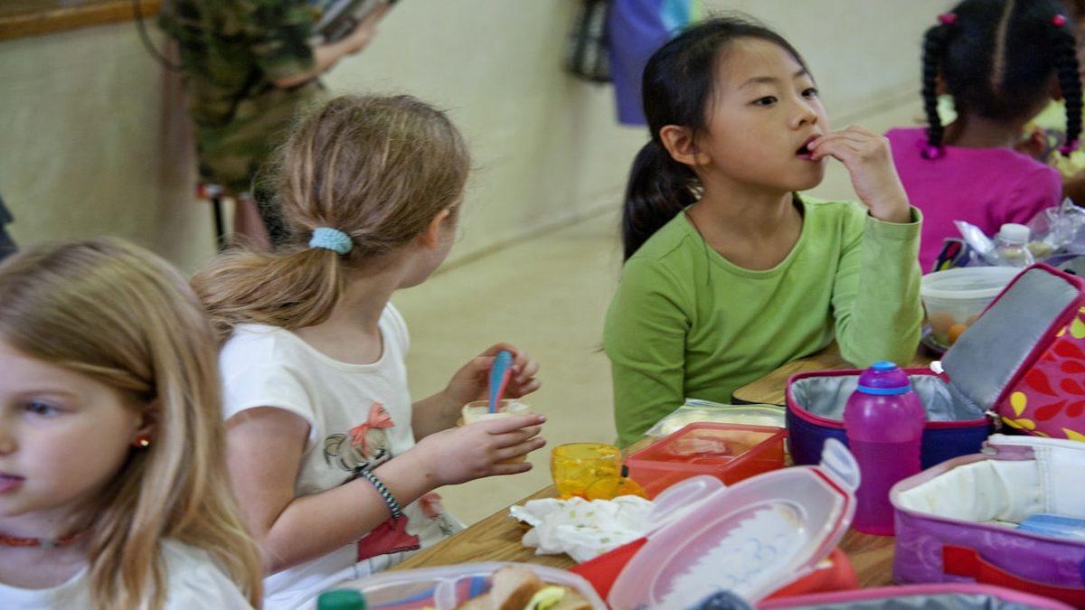 plant-forward meals kids — colorful vegetable plate for children