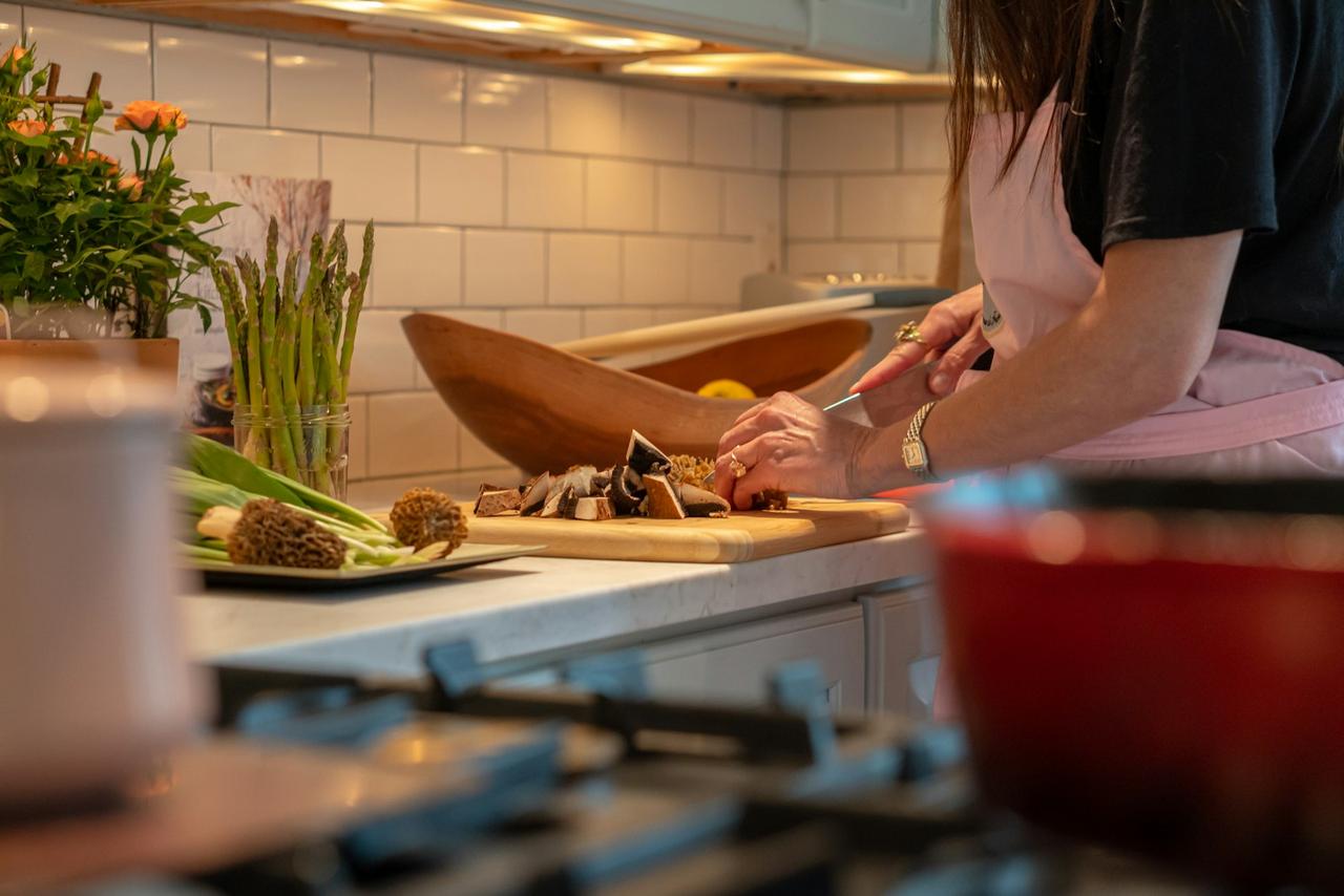 cutting vegetables kitchen — The Holistic Life Hub