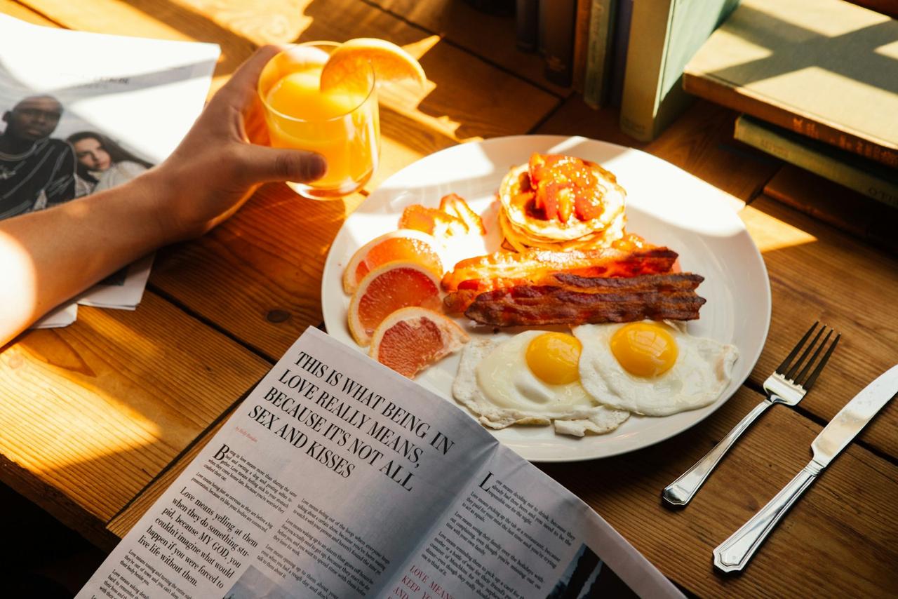plant-forward eating for energy — person enjoying a nourishing breakfast